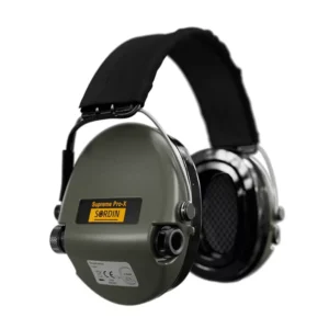 Sordin Supreme Hear2 Pro-X Headband Green Gel, black textile headband,