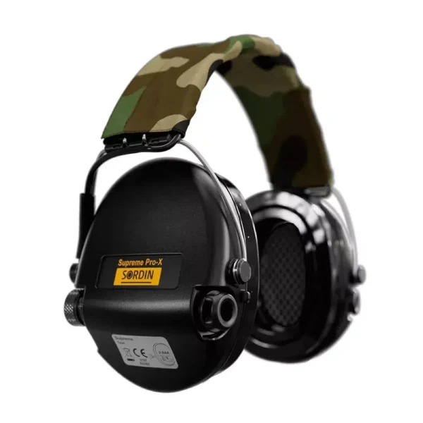SORDIN Supreme Hear2 Pro-X Headband Black GEL, Camo textile headband