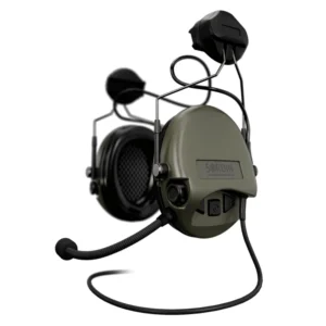 SORDIN Tactical headset, MIL-CC Green, ARC Rail Attach, Nexus TP120