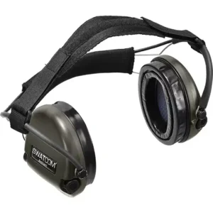 SWATCOM ACTIVE8  NECKBAND Headset, GREEN, Waterproof, GEL Ear Seals
