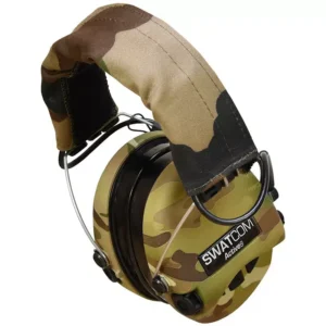 SWATCOM ACTIVE8  Headset, MULTICAM,  MIL-SPEC, Waterproof, Headband, GEL Ear Seals