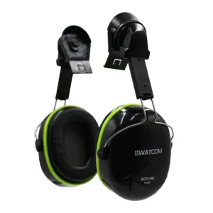 SWATCOM SC11 Passive Ear Muff, Helmet Attached, SNR 33 dB, Black