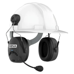 SENA Tufftalk M, Hard Hat Mount Earmuff with Long-Range Mesh Communication"