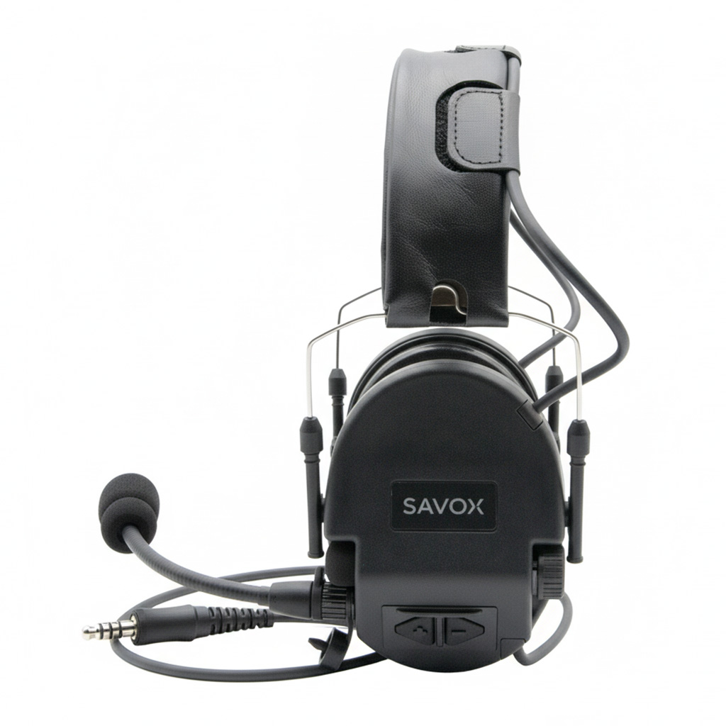 SAVOX Noise-COM 200 C-C Tactical Communications Headset - Image 2