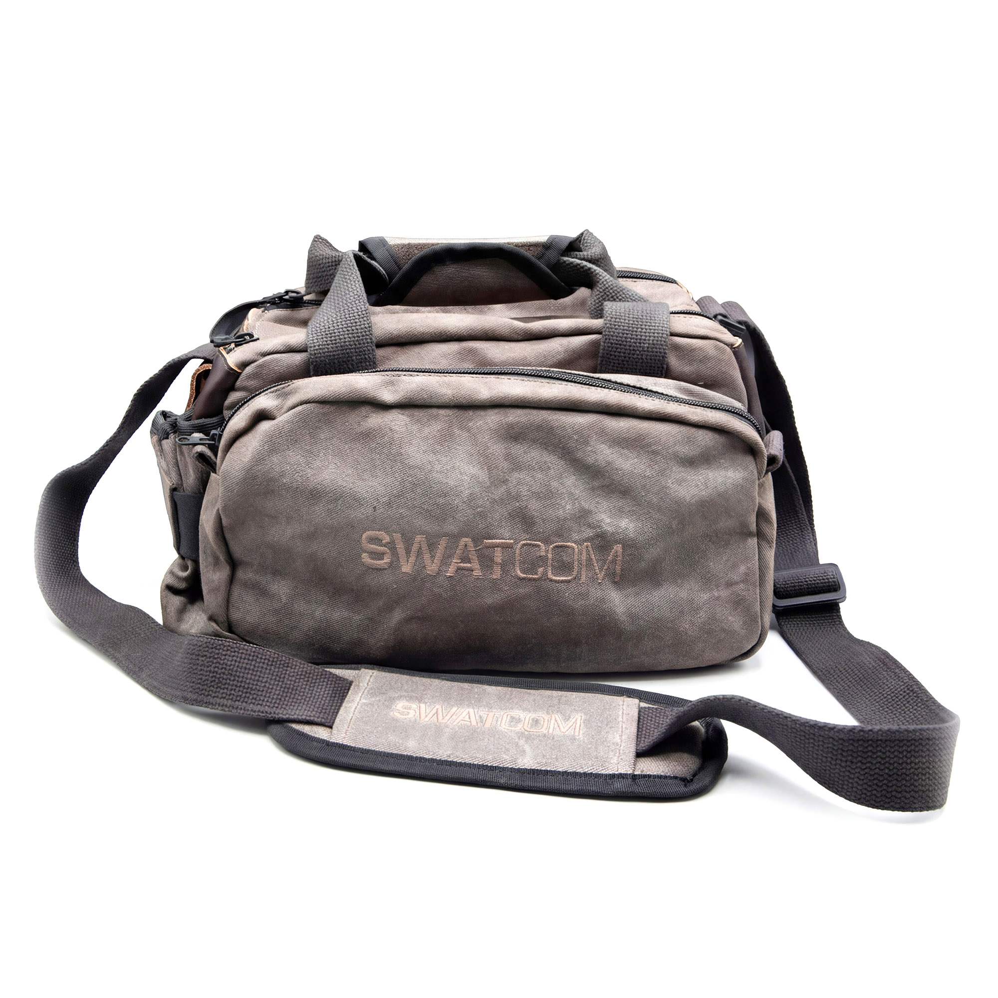 SWATCOM Brown Canvas Range Bag - Medium