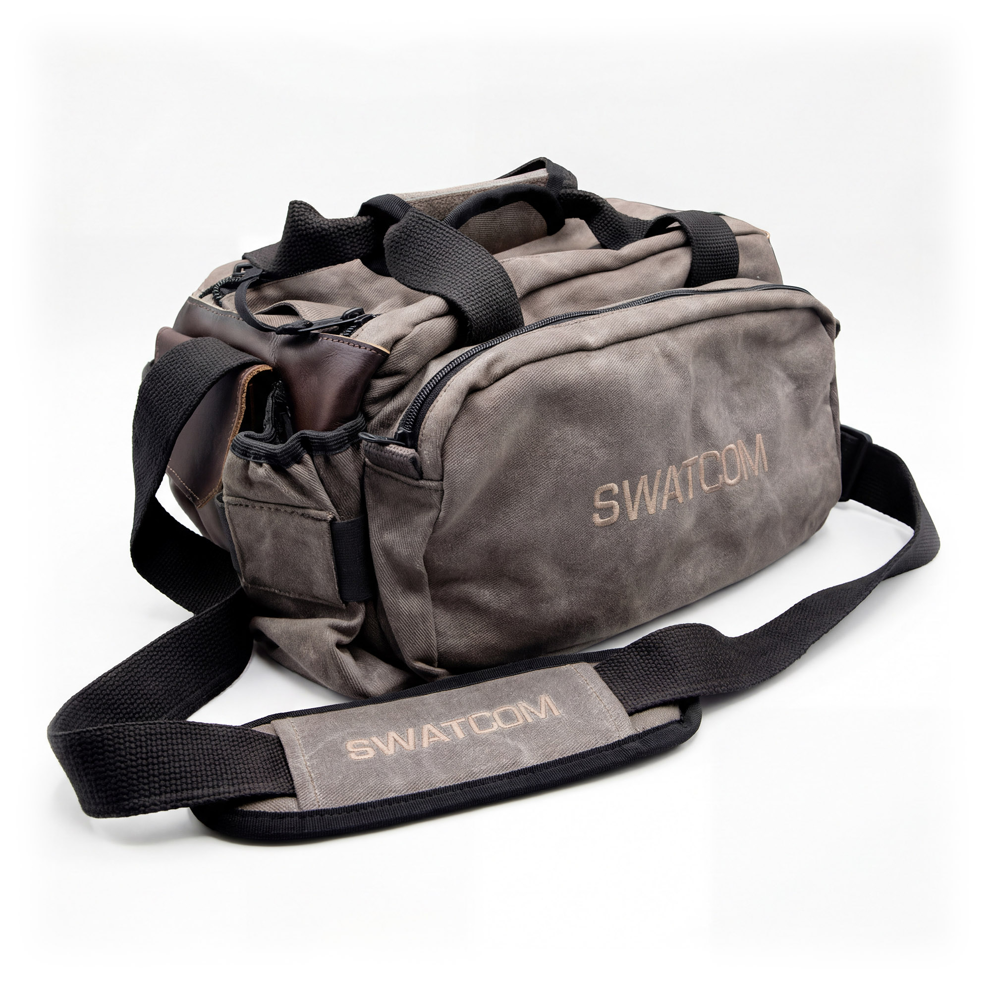 SWATCOM Brown Canvas Range Bag - Medium - Image 3