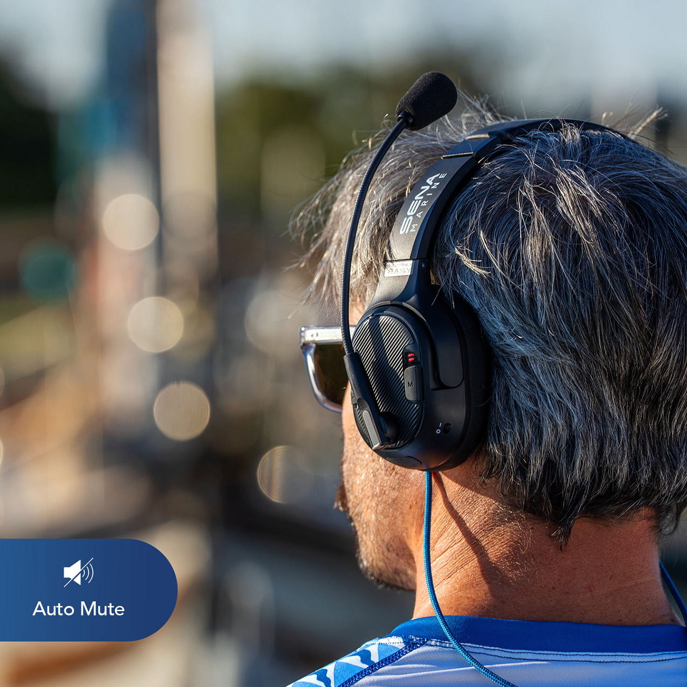 SENA Nautitalk Easy Mono-Ear Mesh Communication Headset - Image 4