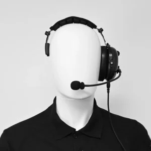 SWATCOM Heavy Duty Single Sided Headset with Boom mic, QD for radio lead
