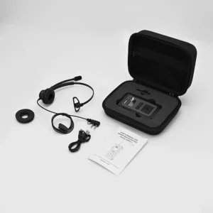 SWATCOM Multicom2 PRO 863 Mhz Transceiver, EHR-03G NB Headset, 6 Users