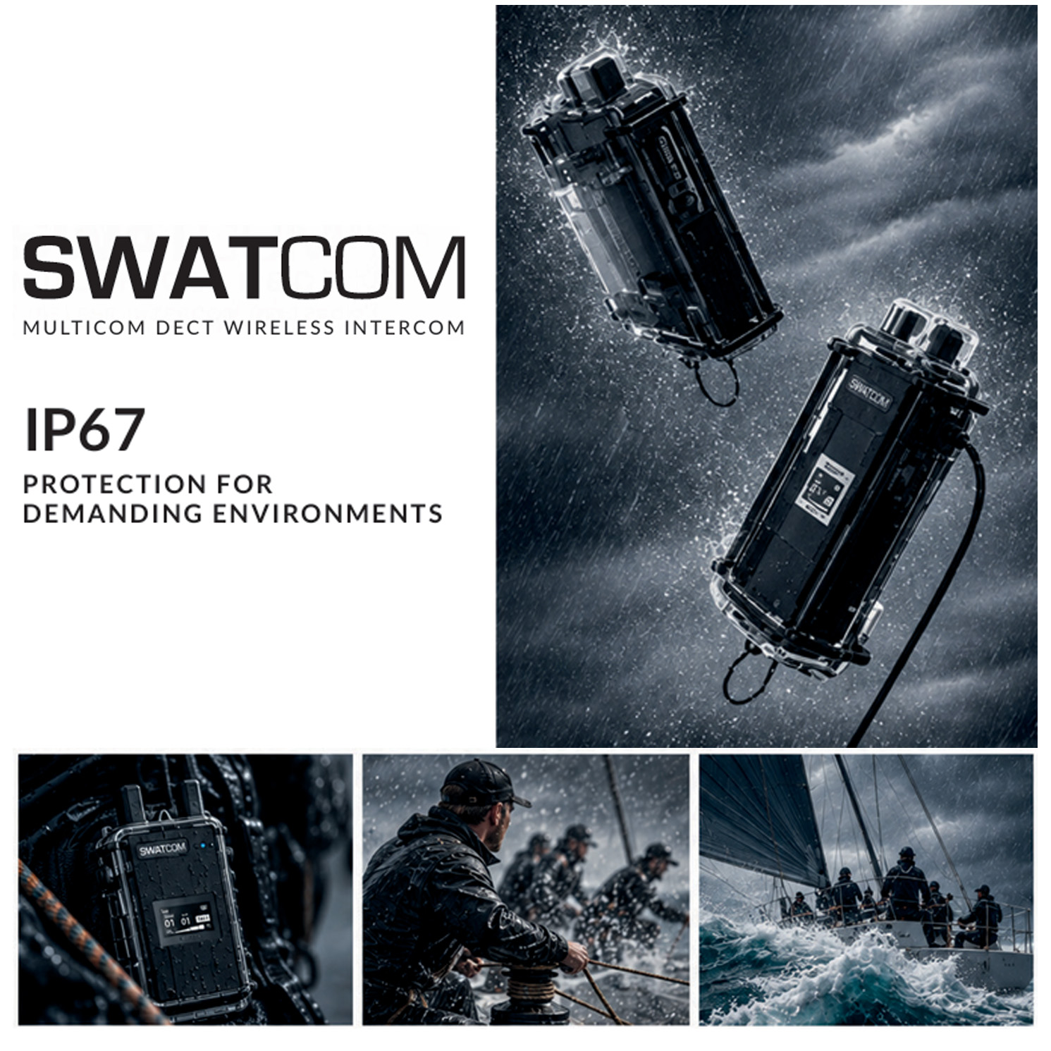 SWATCOM Multicom DECT Wireless Bluetooth Handset - Image 8