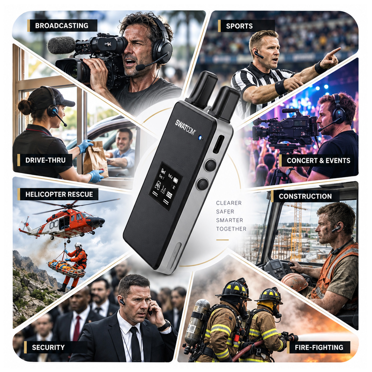 SWATCOM Multicom DECT Wireless Bluetooth Handset - Image 5